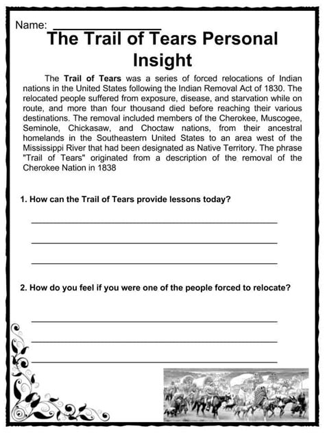 trail of tears test question 8th grade|trail of tears flashcards.